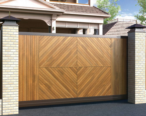 Откатные воротаСтоимость от 80 000 руб. за комплект